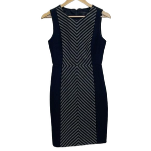 J.Crew Striped Wool Sheath Sleeveless Dress 2 $168 #E1556